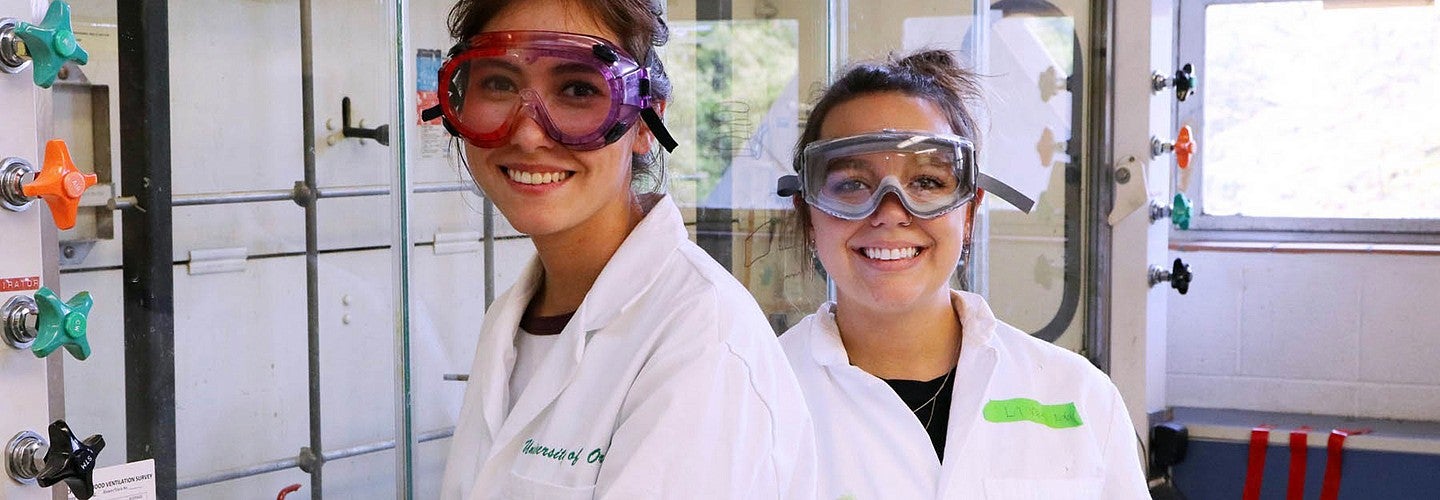 students in lab