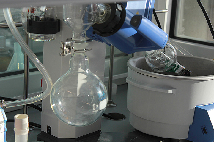 Scientific equipment in a lab